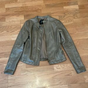 Jack Faux Leather Jacket